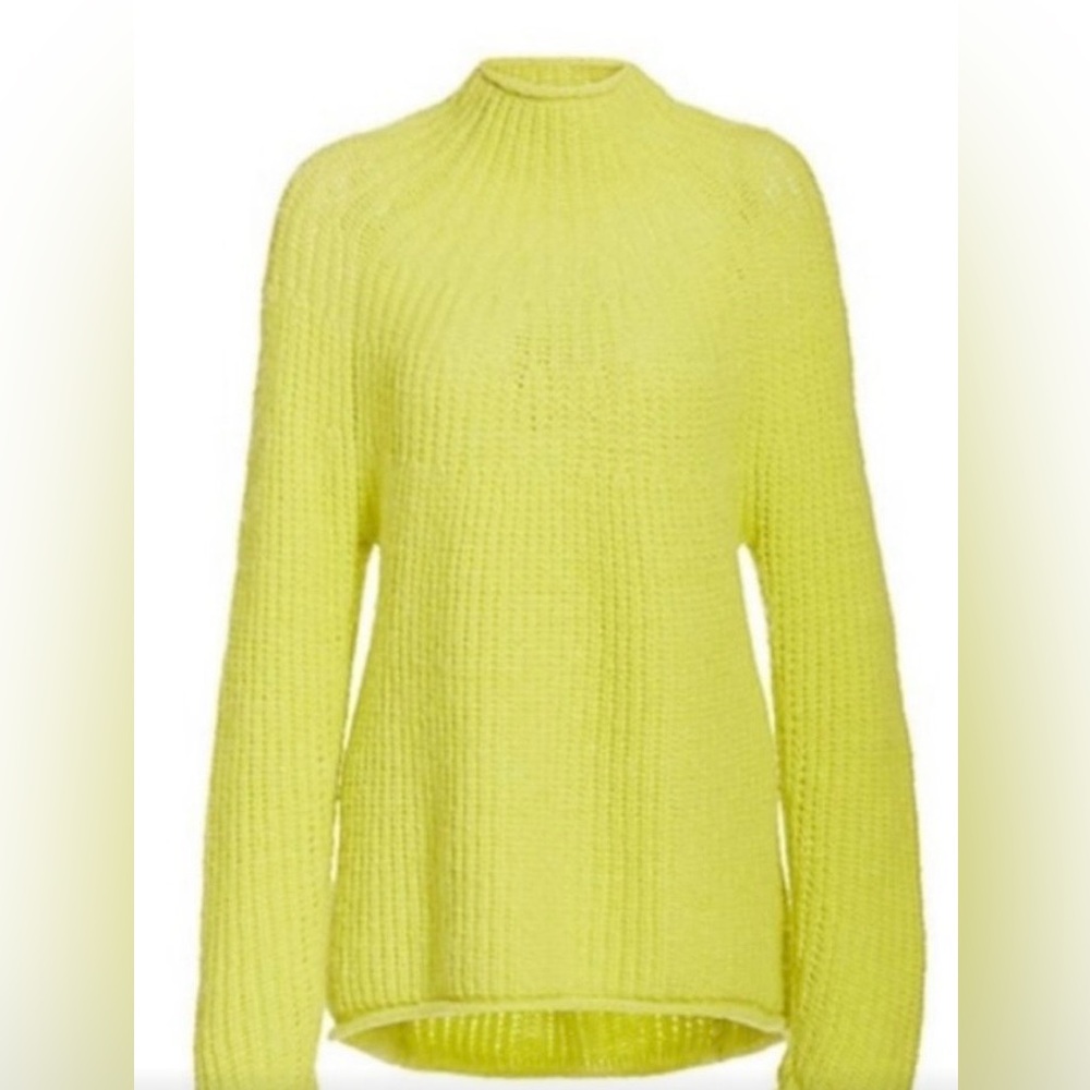 rag & bone Lime Green Turtleneck Sweater